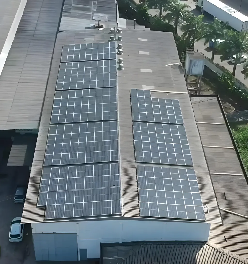 Instalação de energia solar industrial, Solmais Engenharia, Salvador e região